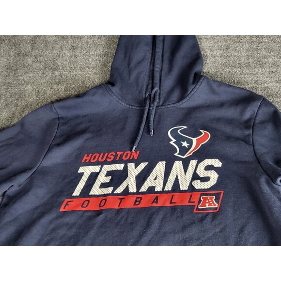 Houston Texans Football Hoodie Men Sz L NFL Team Apparel AFC Casual Sportswear - Picture 3 of 10